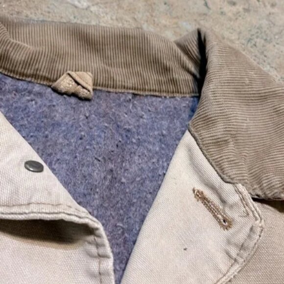 Vintage Carhartt 80’s Blanket Lined Chore Jacket Size 48L - Picture 4 of 13